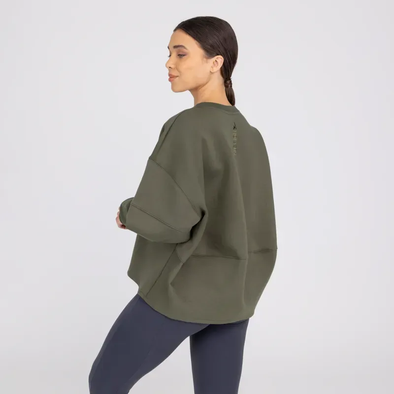 Aubrion React Sweatshirt in Khaki-1