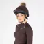Aubrion Equestrian Hat Cover in Espresso