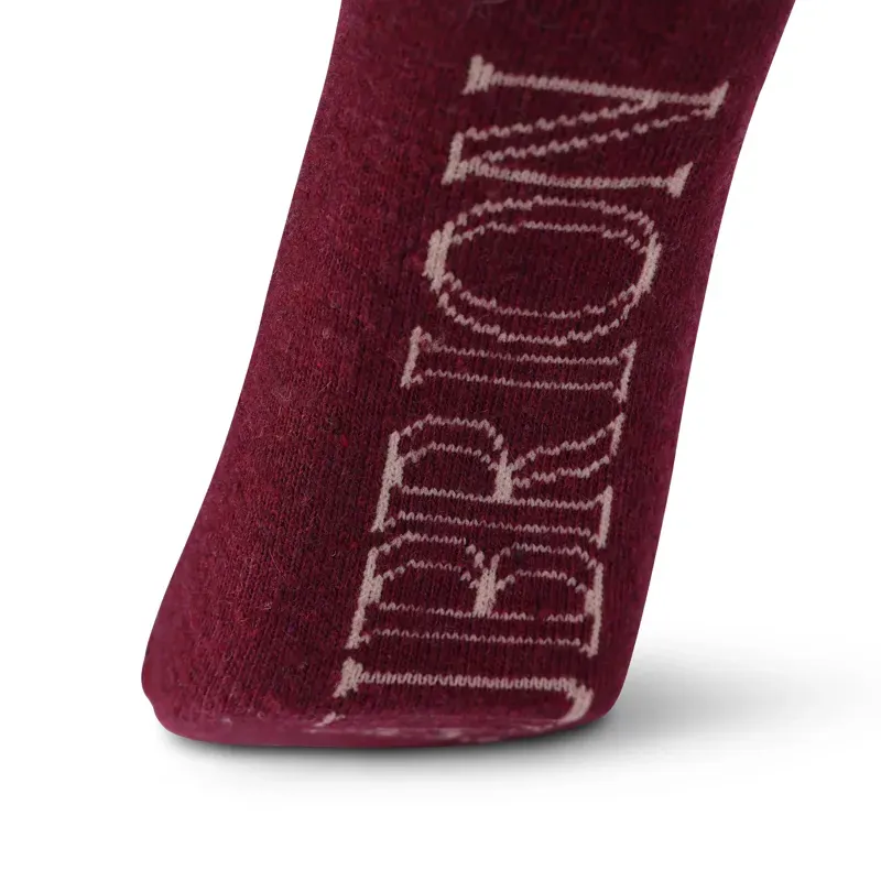 Aubrion Equestrian Knit Boot Socks in Port-2