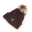 Aubrion Equestrian Knit Hat in Espresso