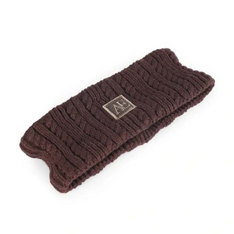 Aubrion Equestrian Knit Head Band in Espresso