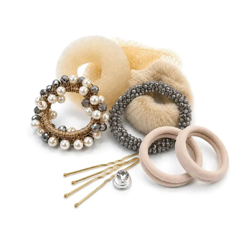 Equetech Competition Bun Kit Brunette/Beige