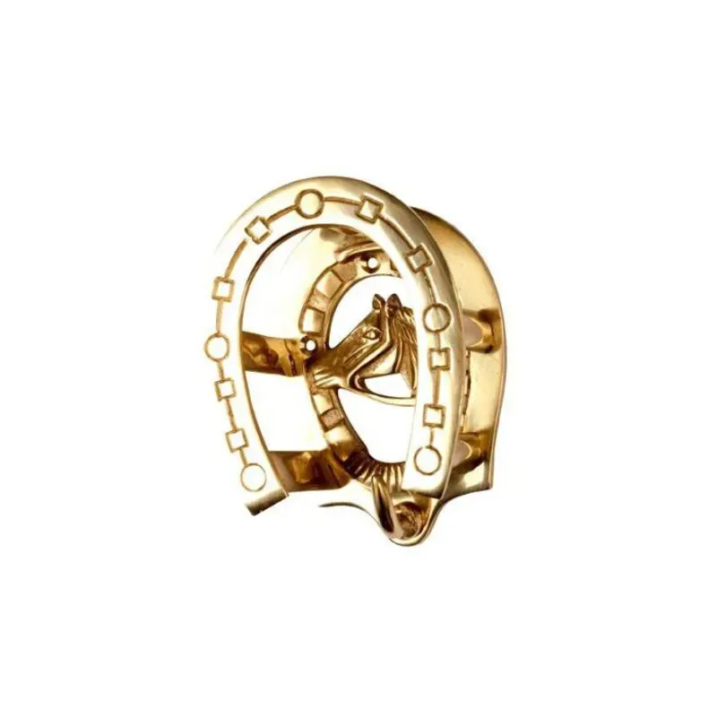 HKM Brass Bridle Hook in Brass