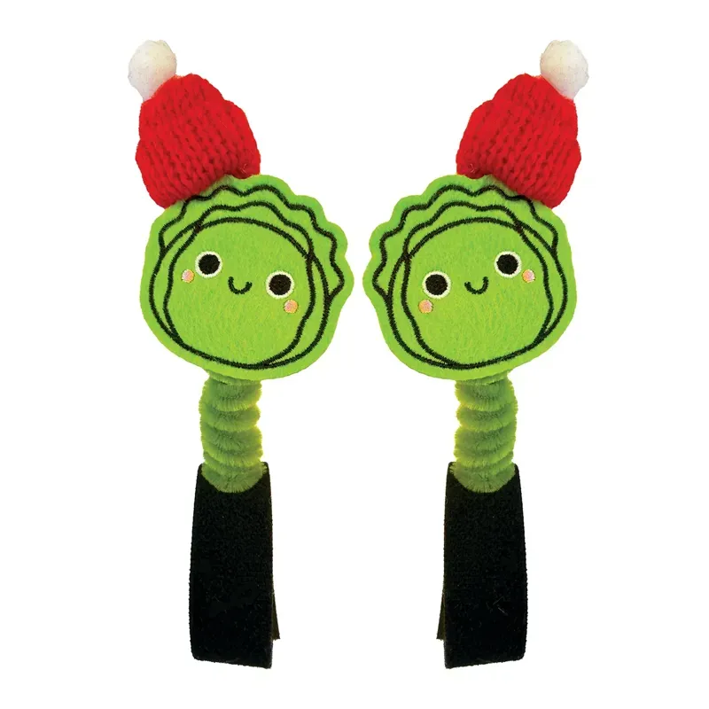 Equetech Buddy Brussels Bridle Boppers in Bright Green