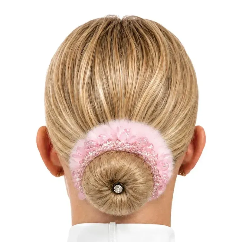Equetech Competition Bun Kit Brunette/Pink-1