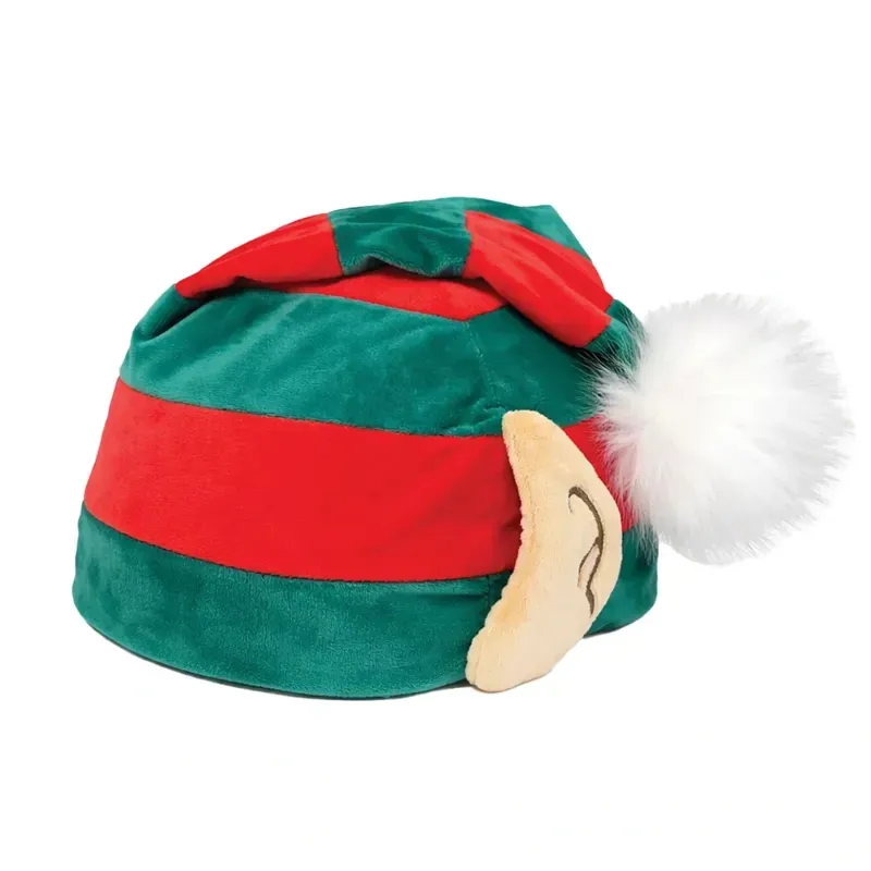 Equetech Childs Elf Christmas Hat Silk in Green