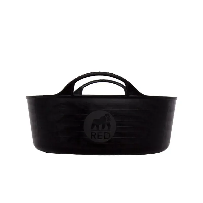 Red Gorilla Small Shallow 15l Recycled Gorilla Tub in Black