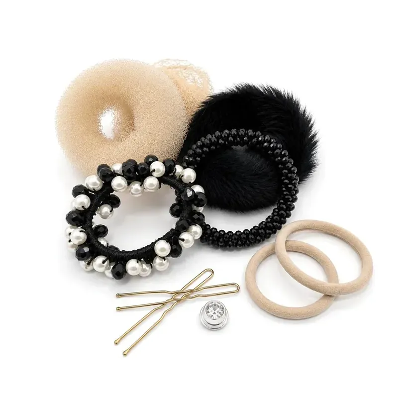 Equetech Competition Bun Kit Brunette/Black