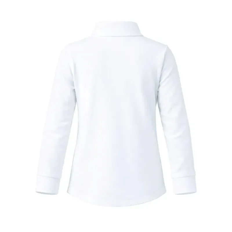 Equetech Junior Thermal Winter Rally Shirt in White-1