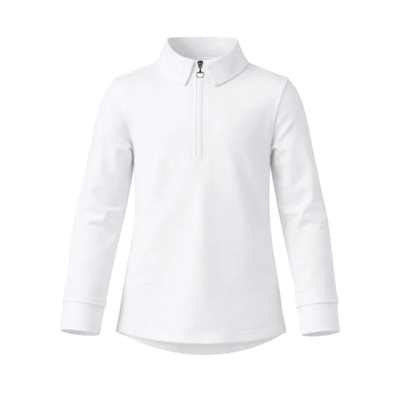 Equetech Junior Thermal Winter Rally Shirt in White