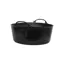 Red Gorilla Small Shallow Tub in Black