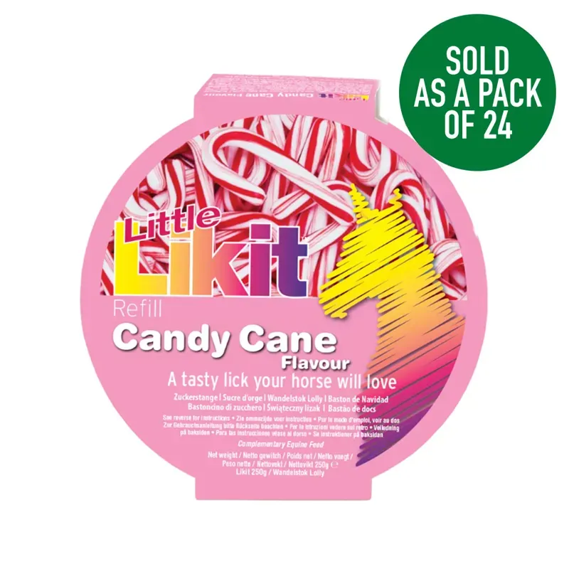 Likit 24 Pack Little Likit Candy Cane Licks in Pink