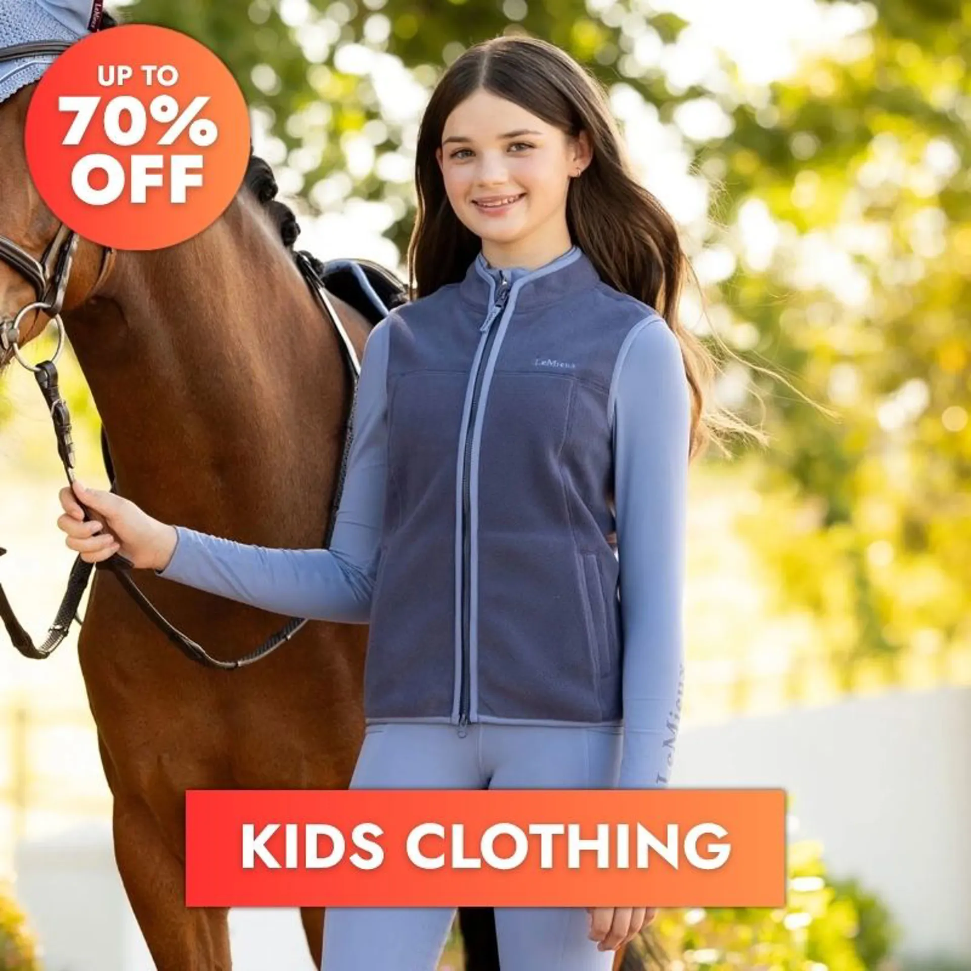 Child with horse