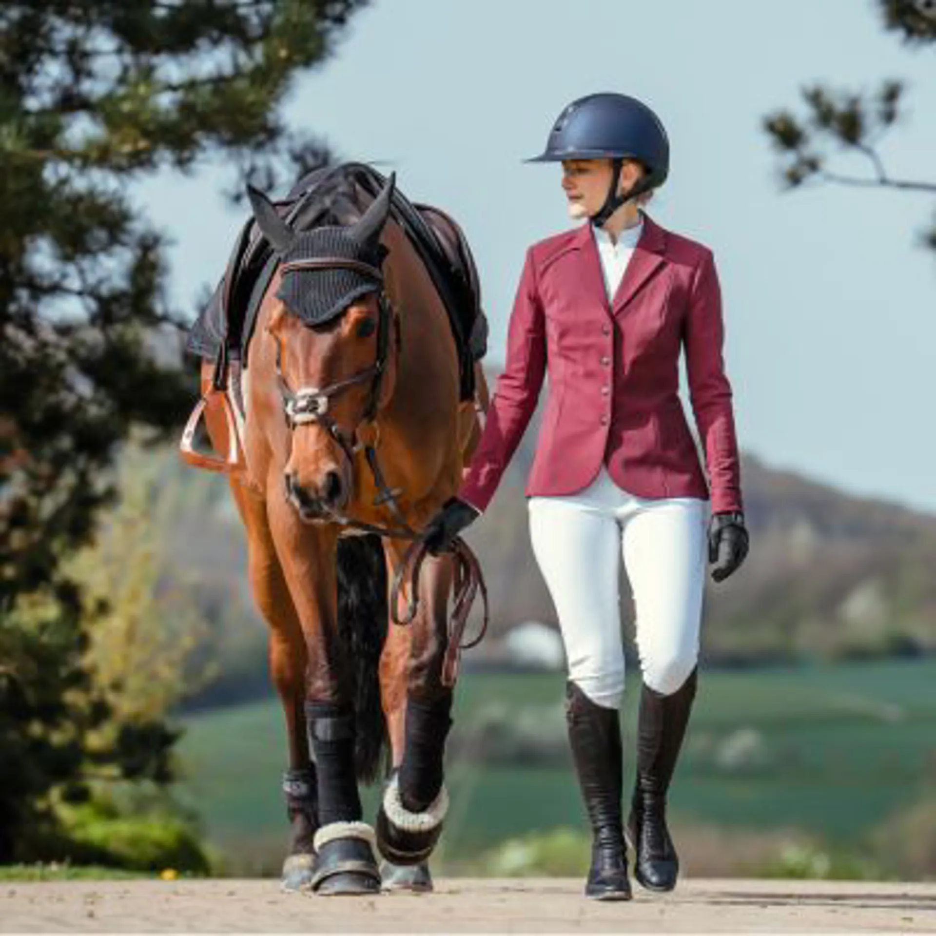 Horse Rider dressed for a competition