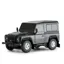 RAStar 1:24 Remote Control Land Rover Toy - Black