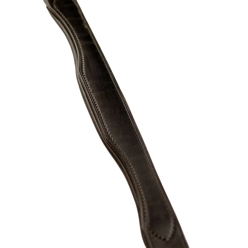 Dever Classic Comfort Padded Flash Bridle - Brown-1