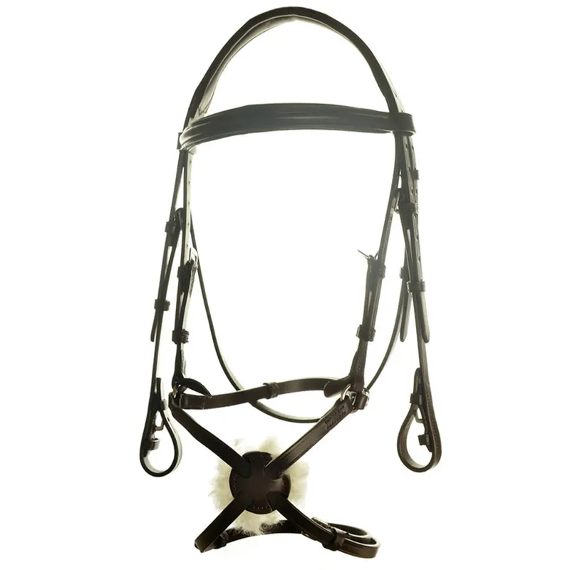 Dever Classic Comfort Figure 8 Bridle - Brown