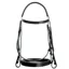 Dever Classic Plain Bridle - 1.5 inch Noseband - Black