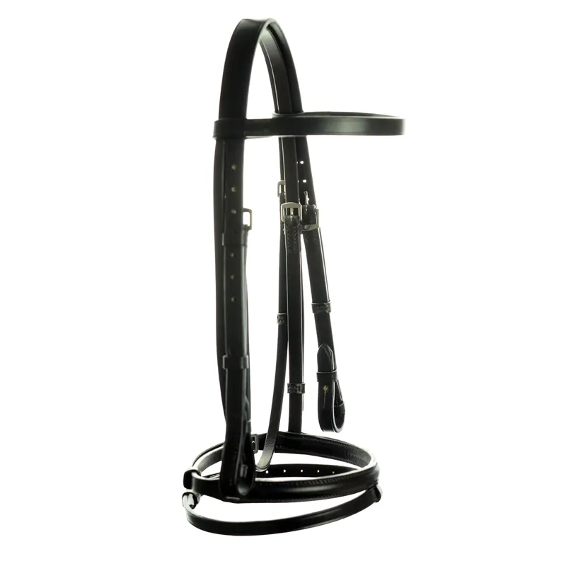 Dever Classic Flash Bridle - Black - X-Full-1