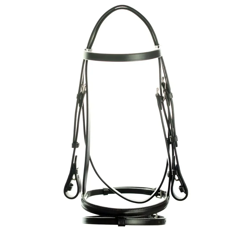 Dever Classic Flash Bridle - Black - X-Full