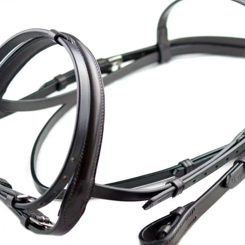 Dever Classic Flash Bridle - Black - X-Full-2