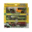 Padgett Bros Diecast Farm Machine Toy Set - Green/Orange Tractor