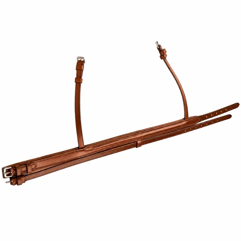 Dever Classic Comfort Cavesson Flash Noseband - Light Brown