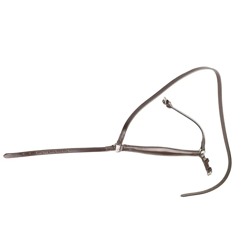 Dever Classic Comfort Drop Cavesson Noseband - Brown-3