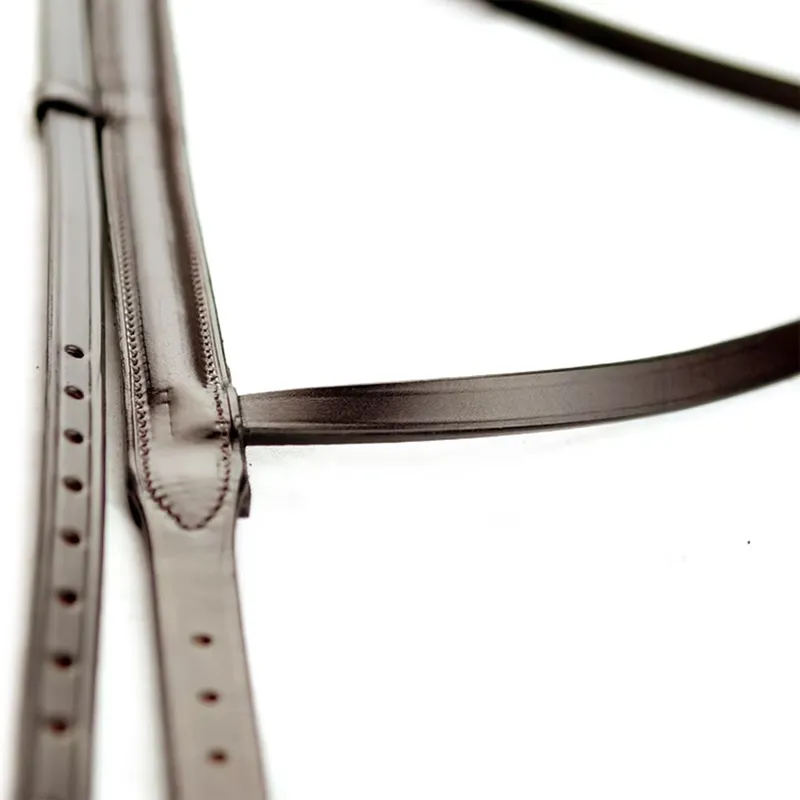 Dever Classic Flash Noseband - Brown-3