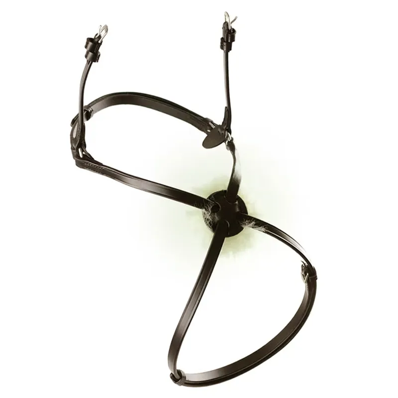 Dever Classic High Ring Comfort Style Grackle Noseband - Brown