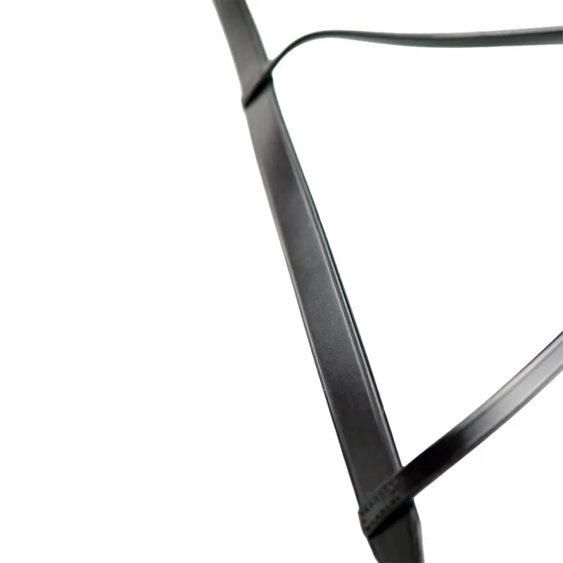 Dever Classic Comfort Plain Wide Noseband - Black-1