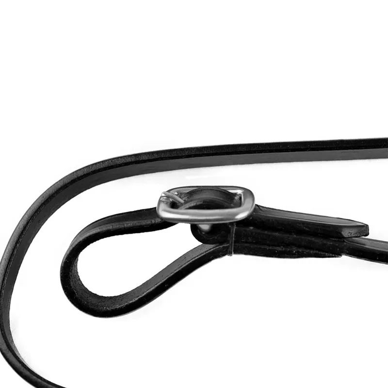 Dever Classic Plain Leather Lead - Black-2