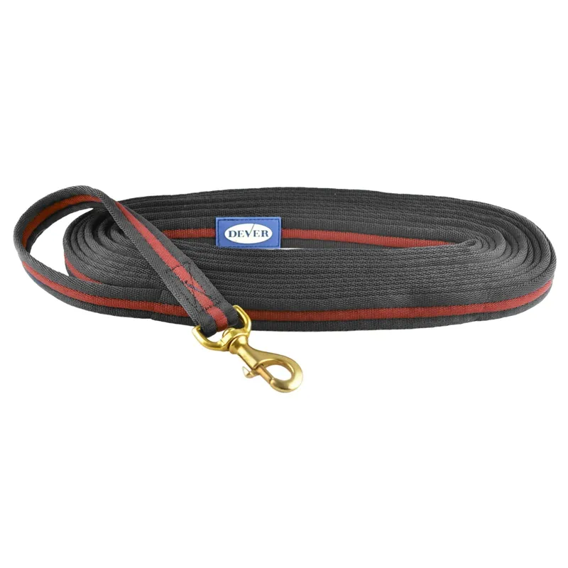 Dever Classic Comfort Web Lunge Line - 8m - Black