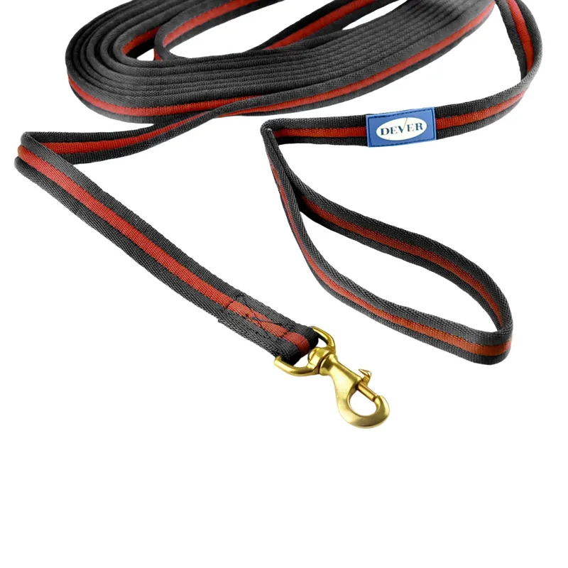 Dever Classic Comfort Web Lunge Line - 8m - Black-1