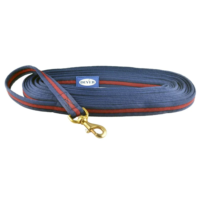 Dever Classic Comfort Web Lunge Line - 8m - Blue
