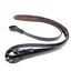 Dever Classic Buckle End Rubber Grip Reins - Brown