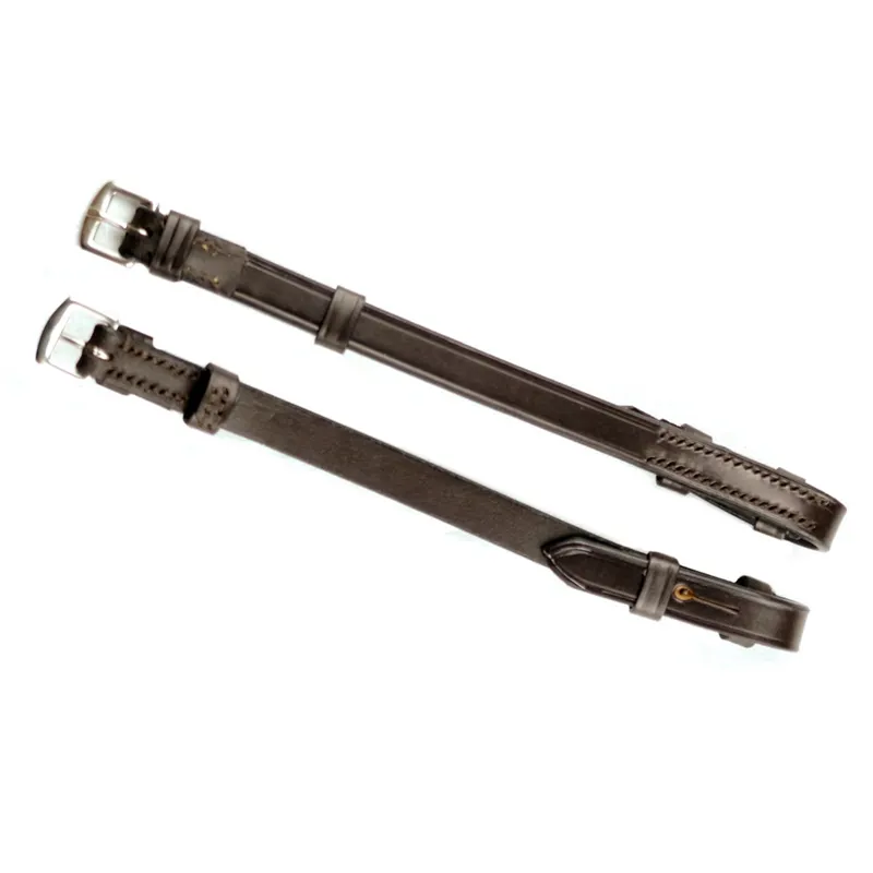 Dever Classic Hook Stud Cheek Pieces - Brown