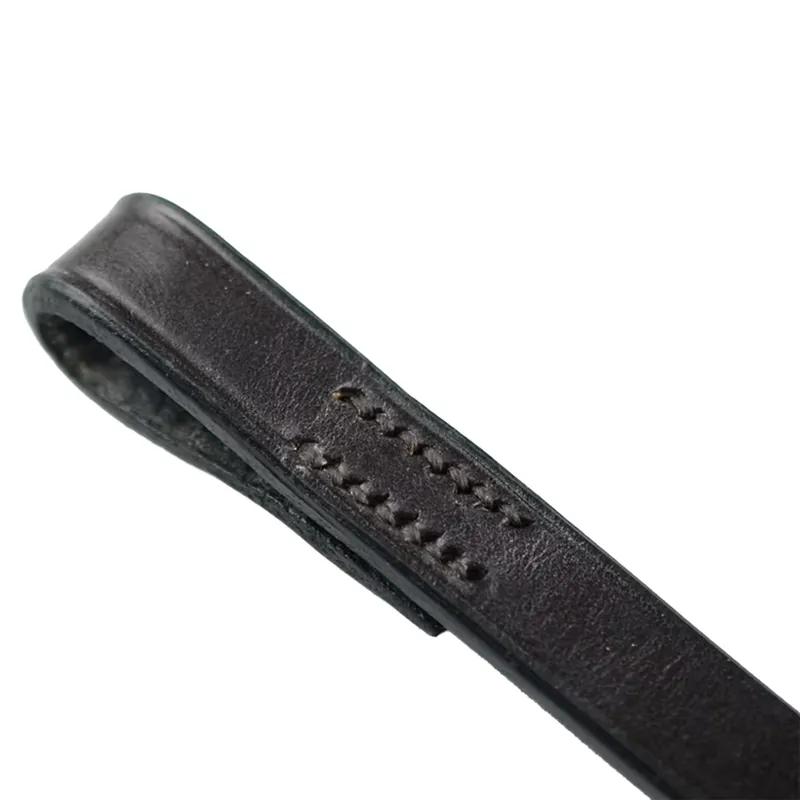 Dever Classic Plain Flat Browband - Black-1