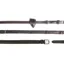 Dyon 1/2 Soft Leather Reins with 8 Integrated Stops - Brown