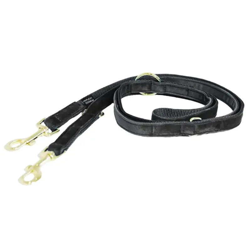 Kentucky Velvet Dog Leash - Black-3