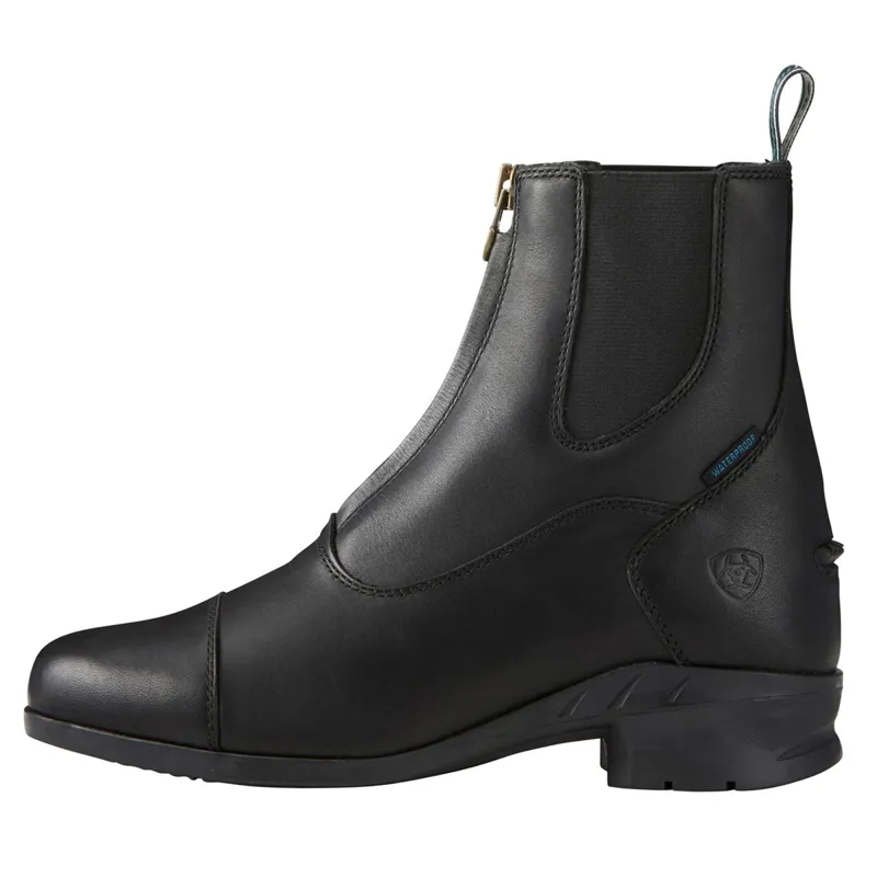 Ariat Heritage IV Zip H2O Ladies Paddock Boots - Black-2