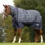 Saxon Defiant 600D Combo 200g Turnout Blanket - Navy Plaid