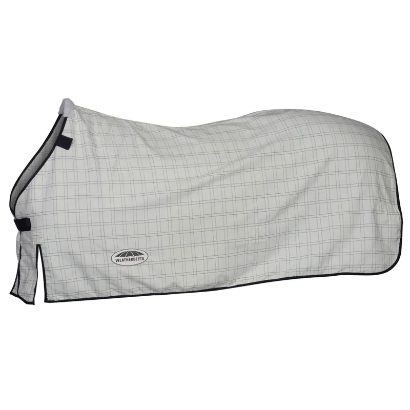 WeatherBeeta Cotton Rug Liner - White/Grey-1