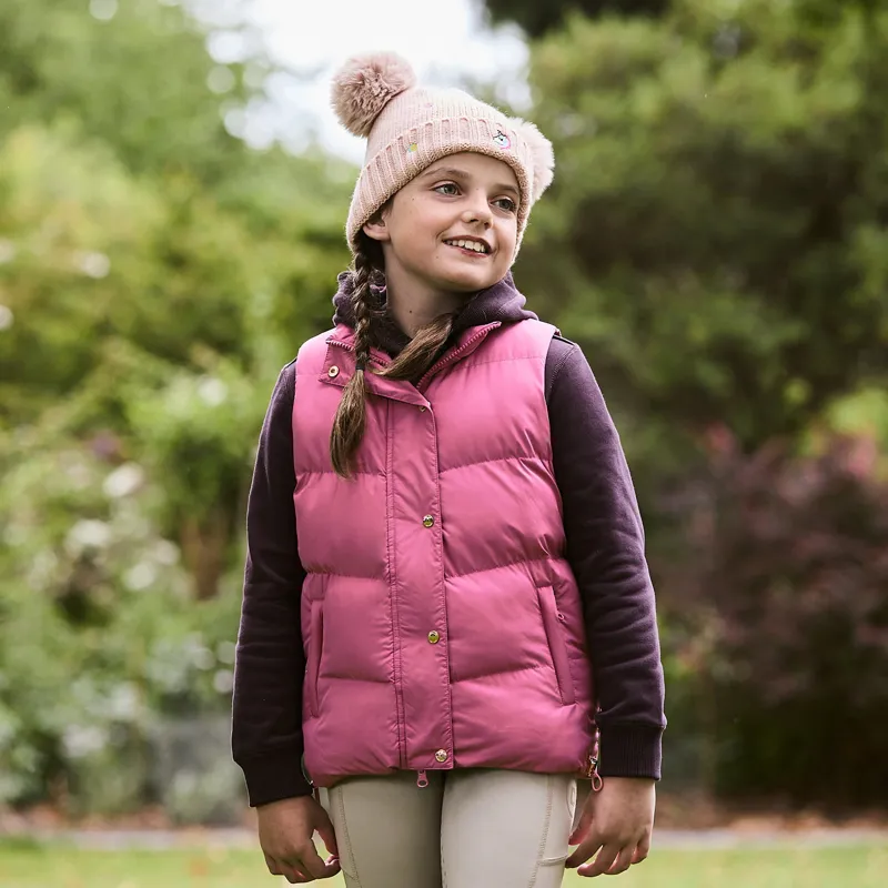 Dublin Patrice Junior Puffer Vest - Red Violet-6