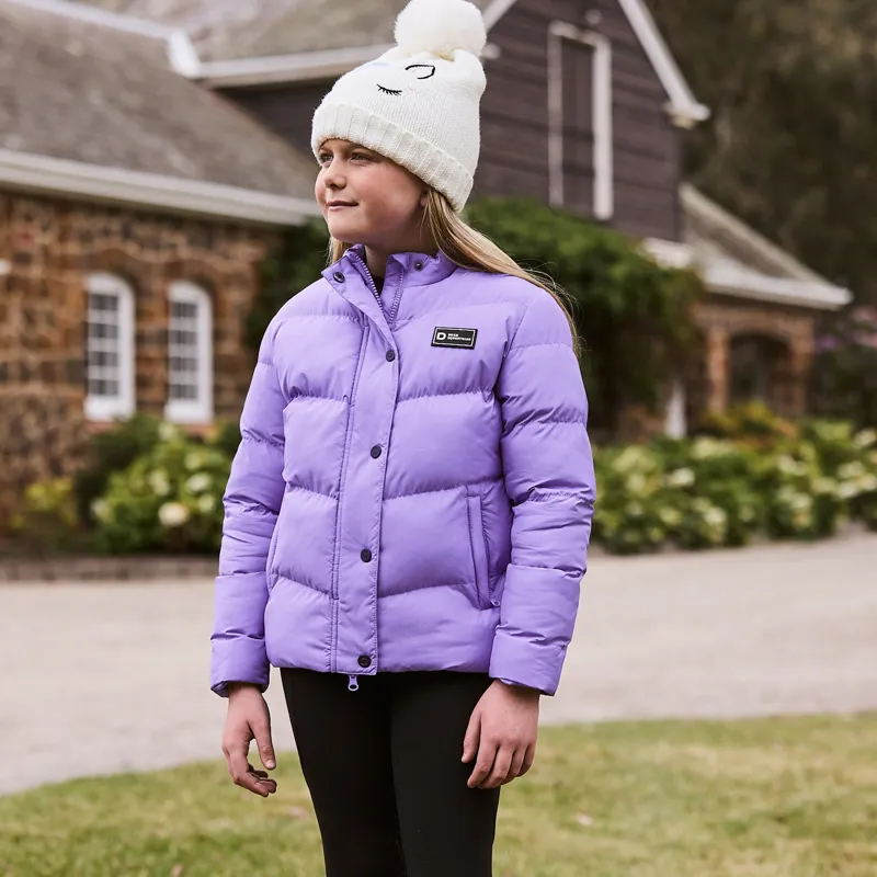 Dublin Junior Embroidered Beanie - White Unicorn-2