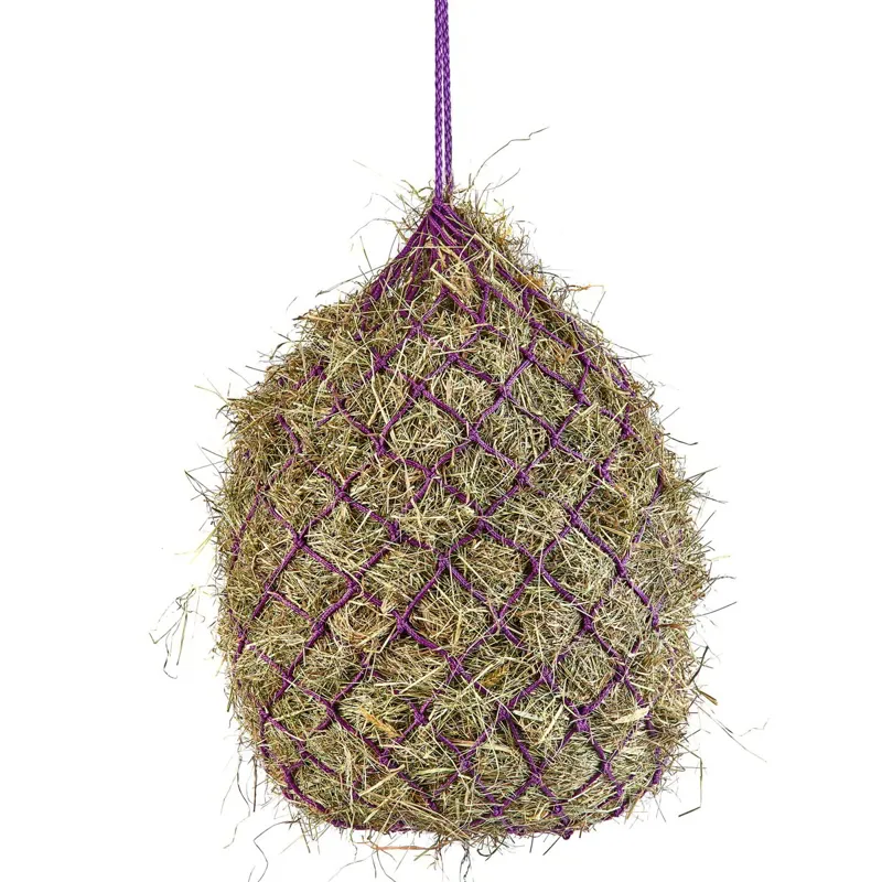 Shires Deluxe Haylage 30 in. Hay Net - Purple