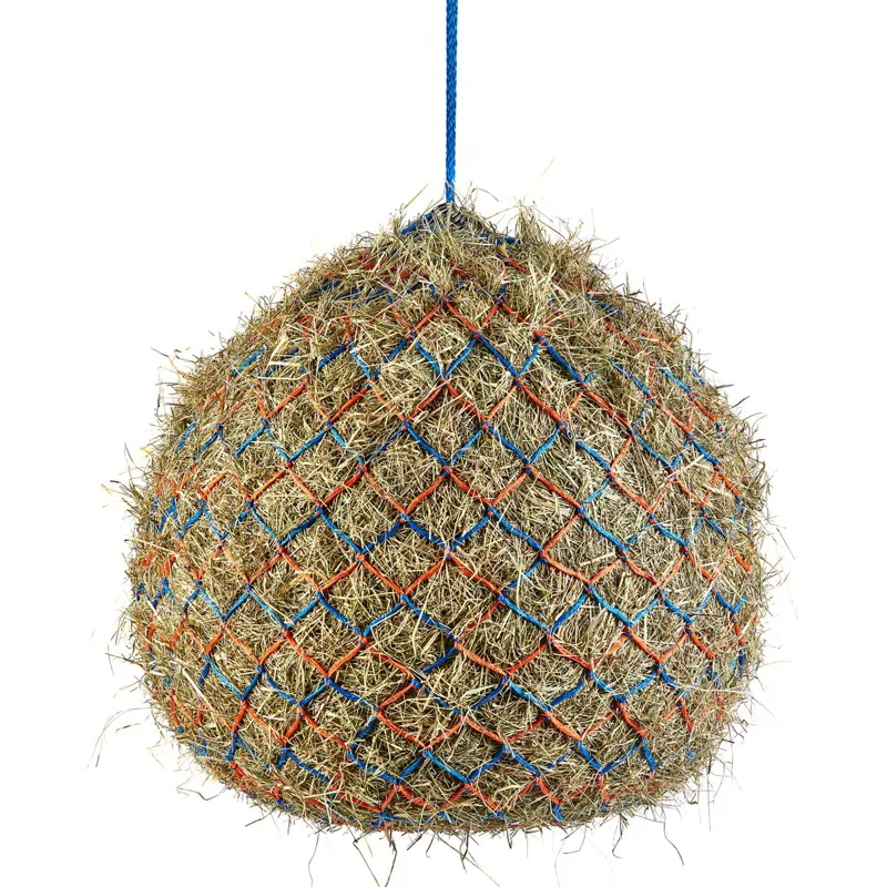 Shires Deluxe 40in Hay Net - Blue/Orange