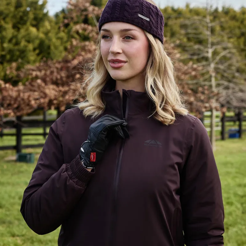 WeatherBeeta Knitted Headband - Blackberry-3