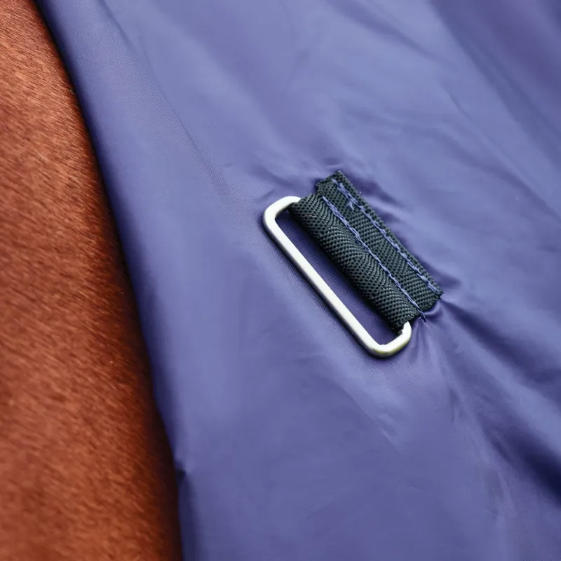 WeatherBeeta ComFiTec Prelim 100g Combo Turnout Blanket - Navy Plaid-2