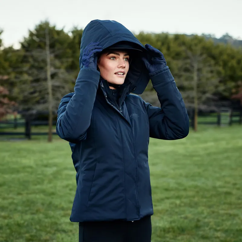 WeatherBeeta Protect Women's Waterproof Insulated Riding Jacket - Navy-3